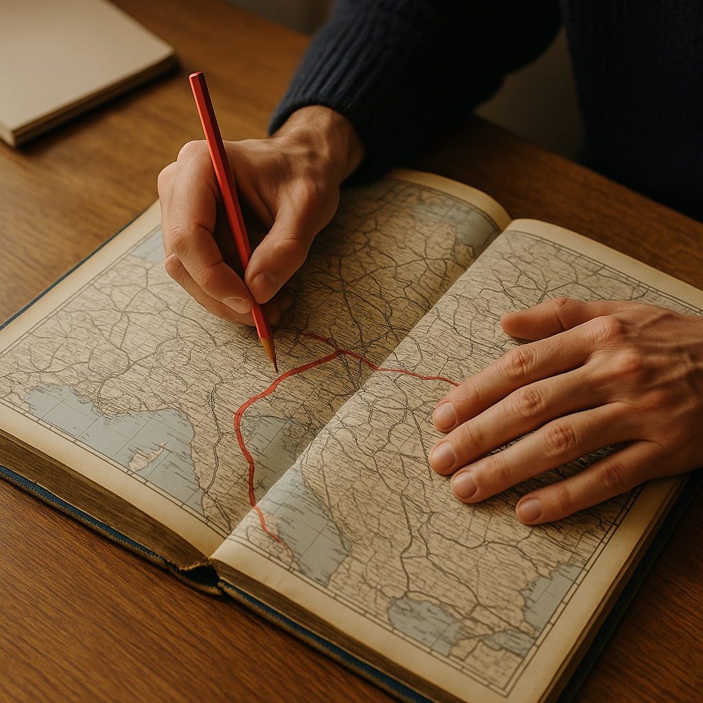 Trace the old route in pencil before you book anything