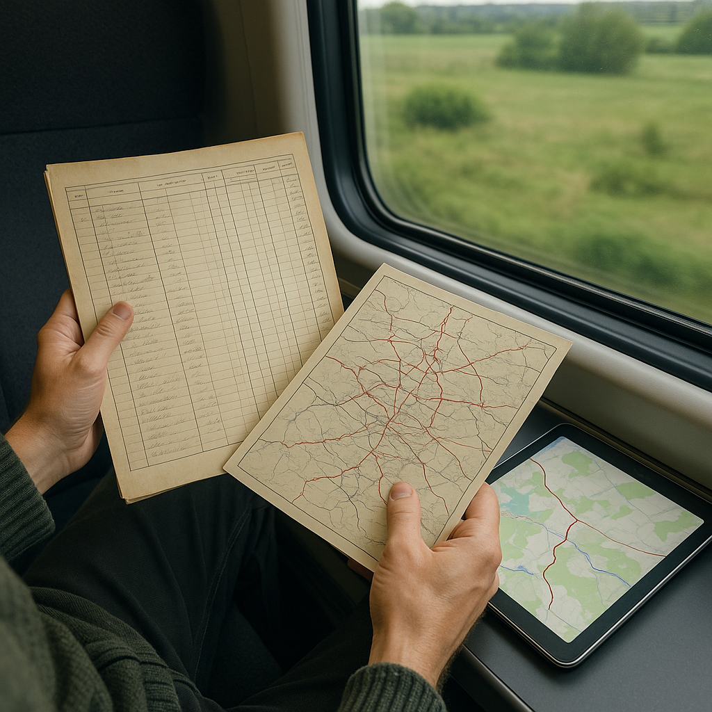 Start with a freight ledger, not a tourist route