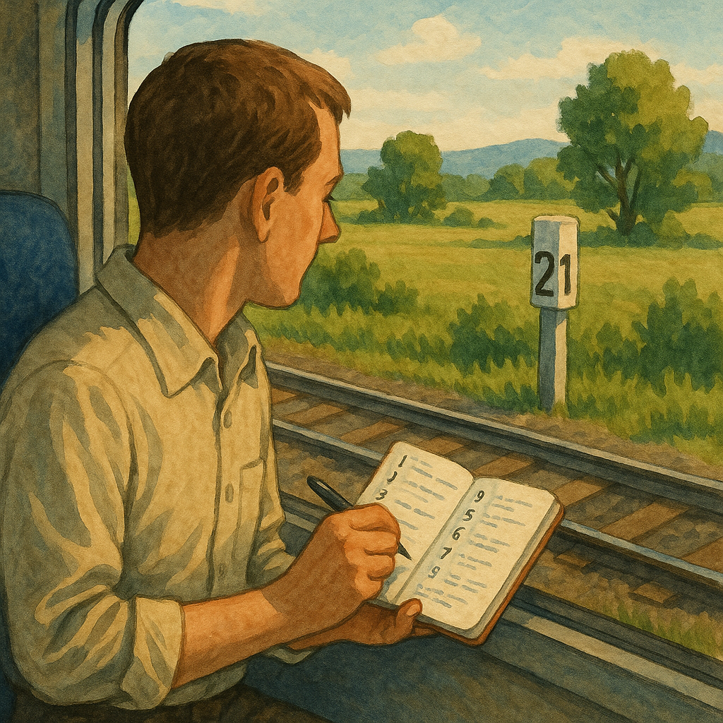 Mileposts are the quietest storyteller on the line