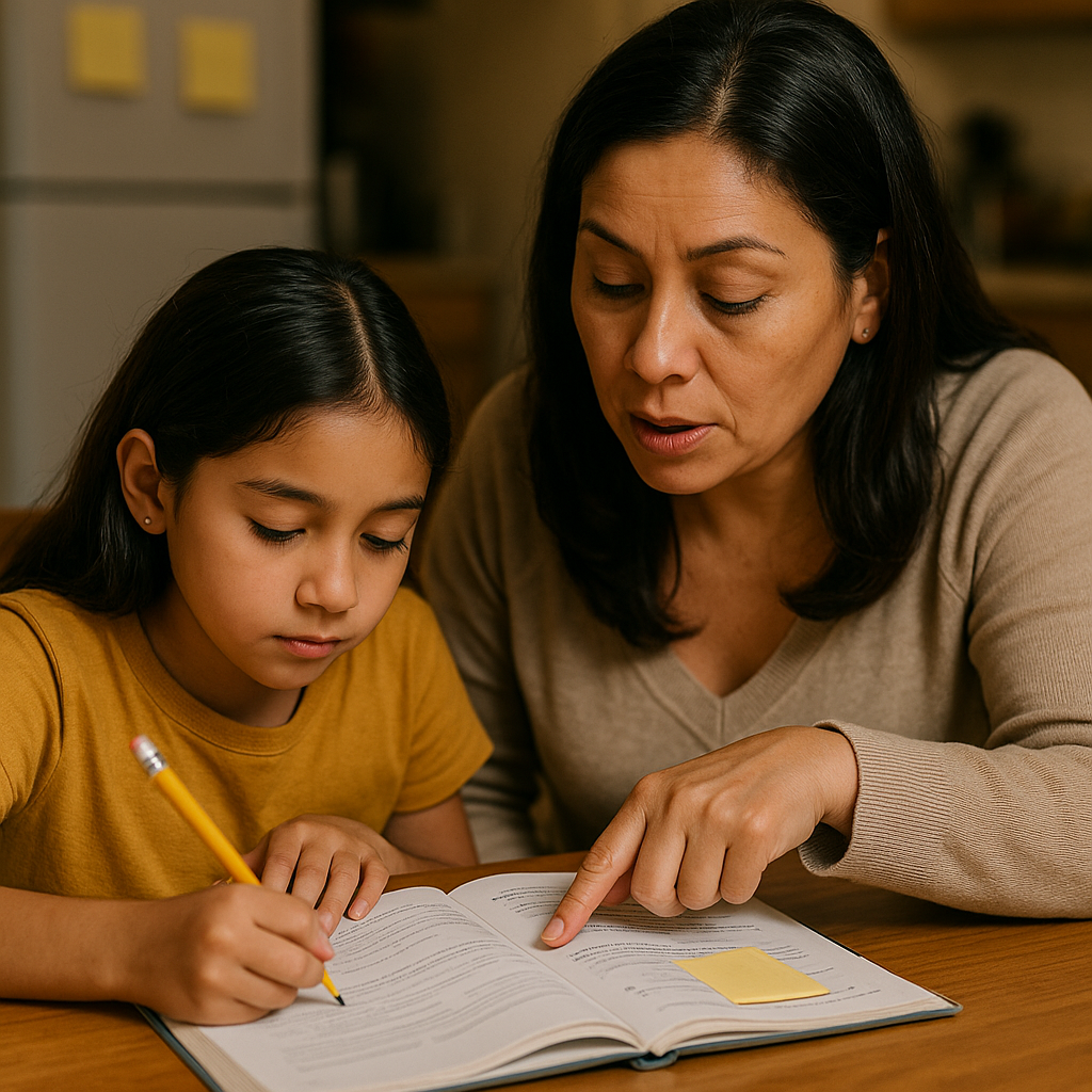 Homework only works when the house has a language policy