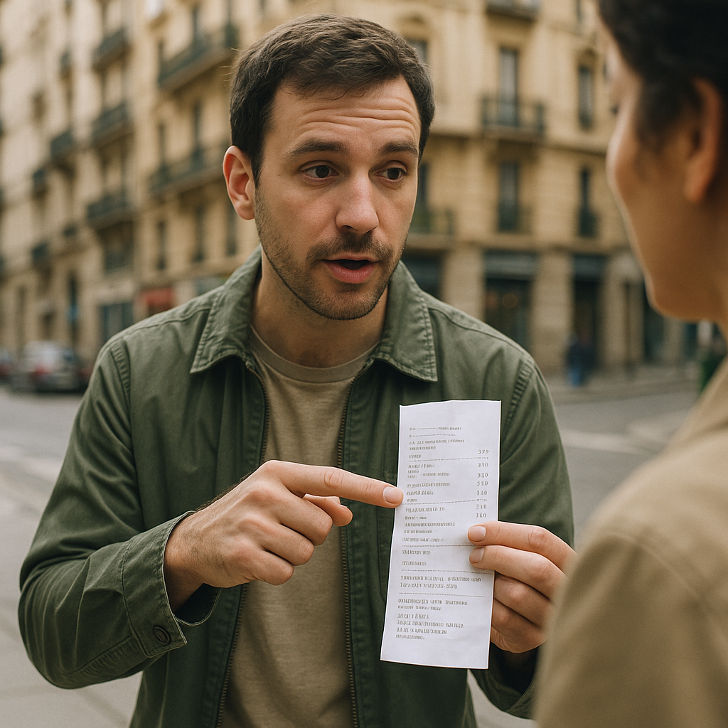 The receipt becomes your mini map (and your icebreaker)