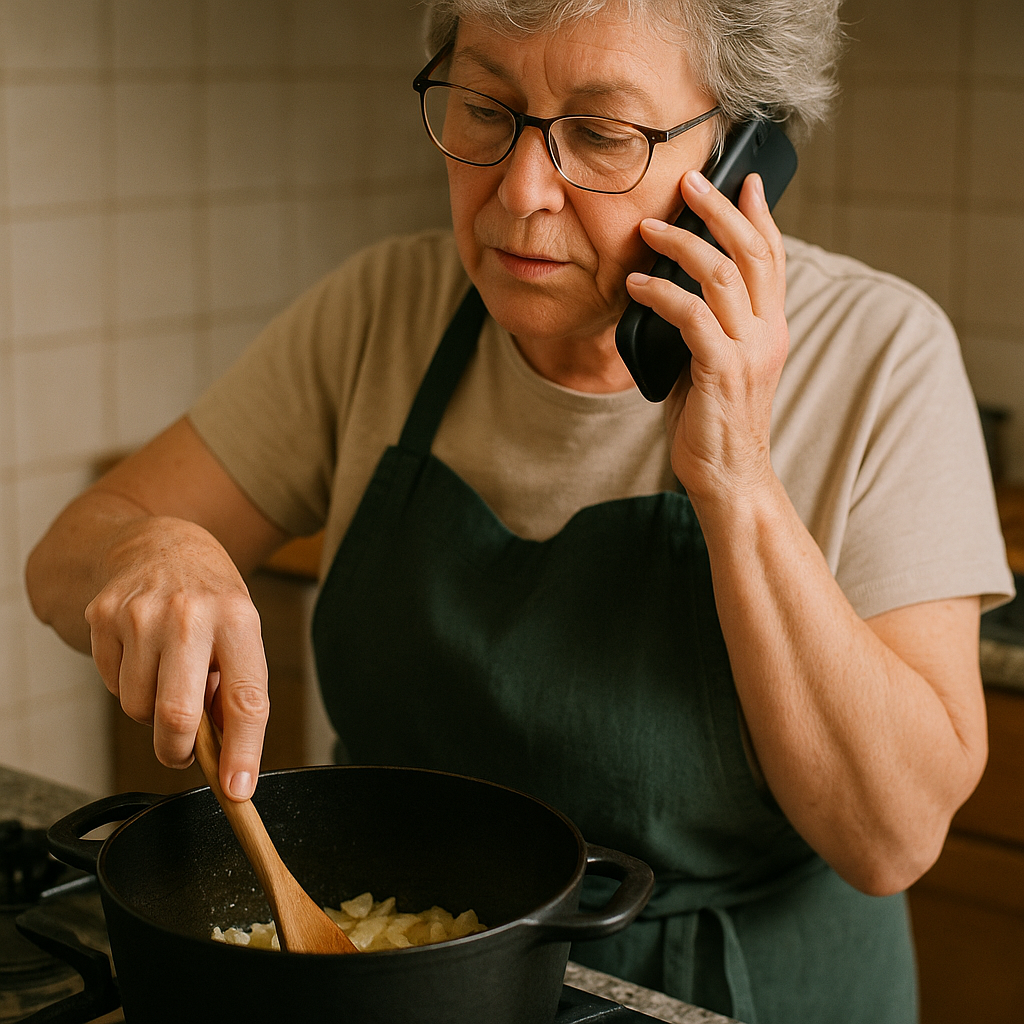 Why a Sunday call turns into a cooking lesson