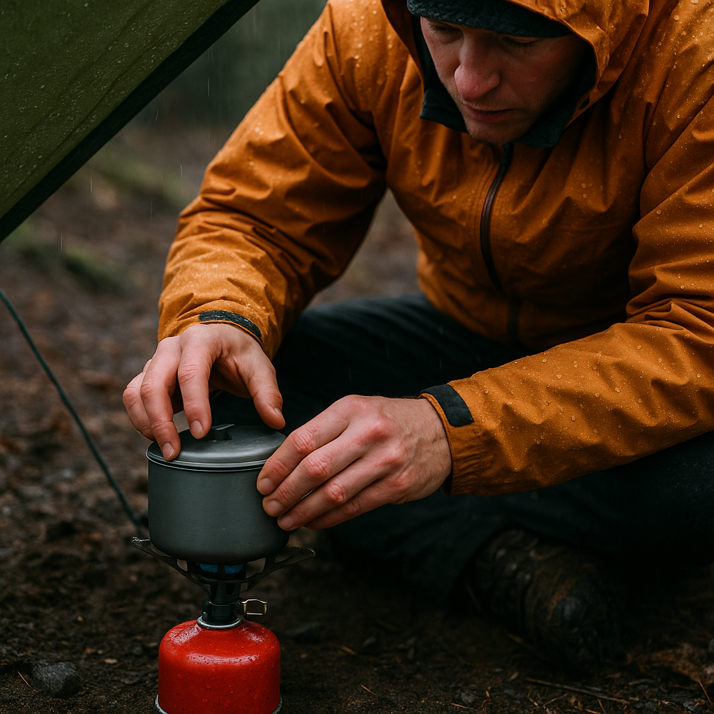 Cold, wet, and hungry: my stove routine never changes