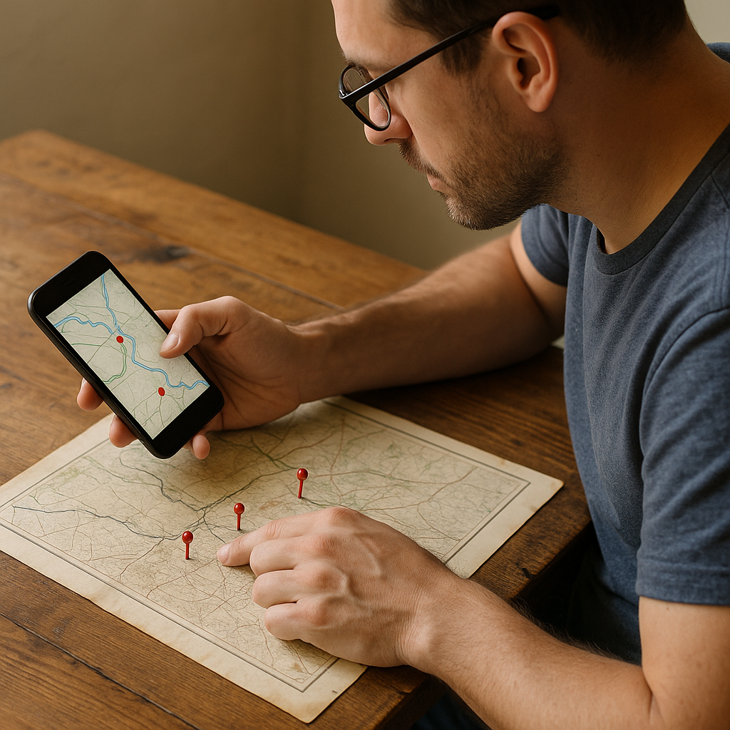 The three-landmark sanity check before you trust an old scan