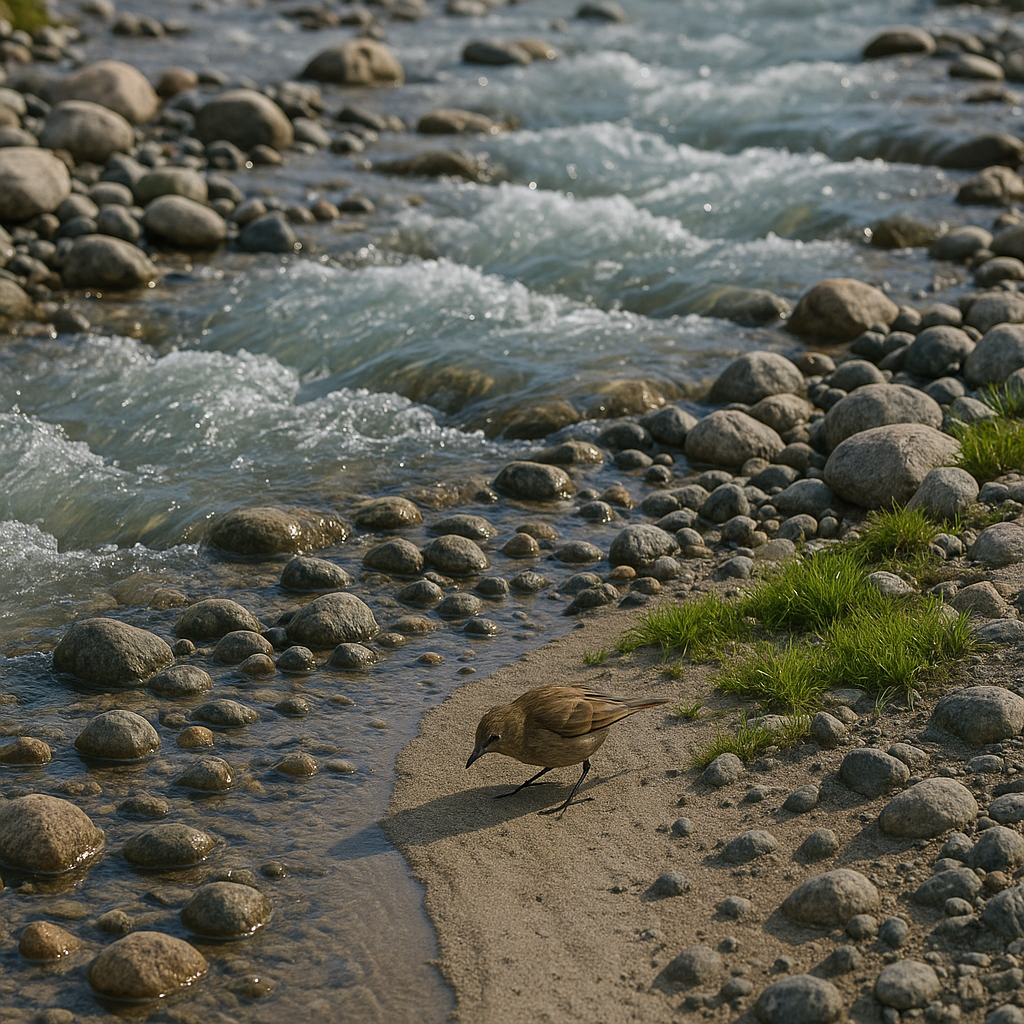 Meltwater edges: where the valley redraws itself daily