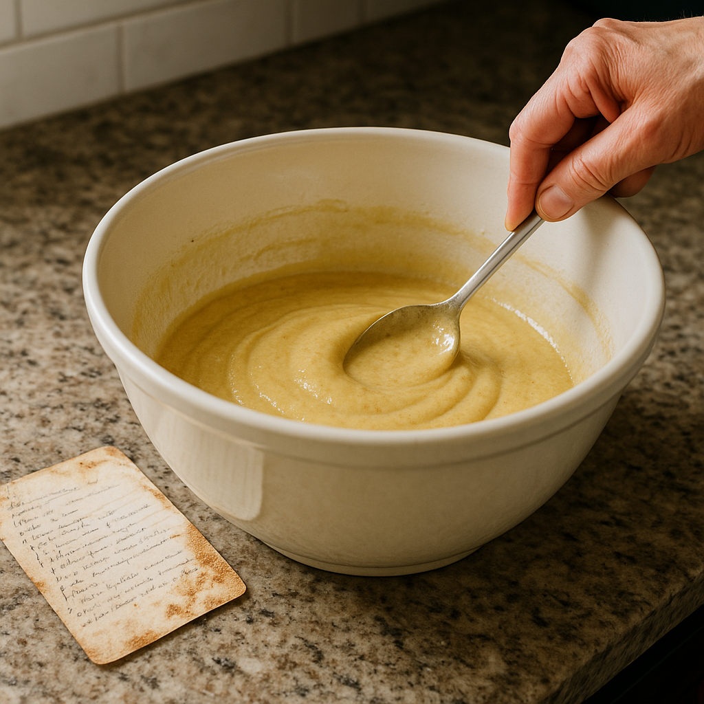 The batter line on the bowl is the real measurement